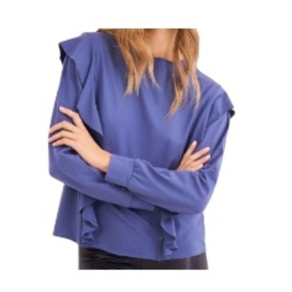 Stripe & Stare Amelie Sweatshirt in Vintage Navy Small NWT